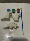 3 Piece Dinosaur Figurine Craft Kit