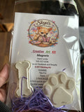 Paw Print and Bone Creative Art Kit (Magnet)